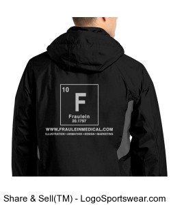 Mens Rain Jacket Design Zoom